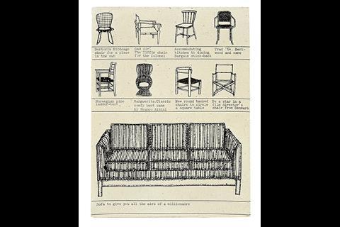 Habitat's first catalogue in 1966